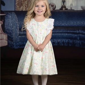 Catherine Malandrino Girls Floral Strawberry Dress NWT Size 10